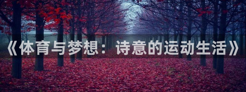 凯发官方正版app集团E.ON：《体育与梦想：诗意的运动生活