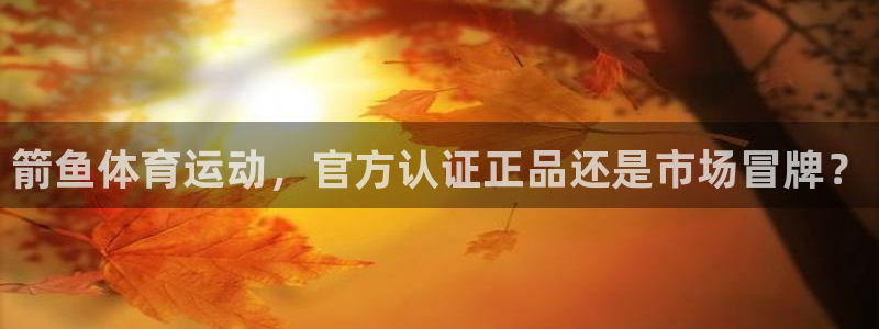 凯发官网下载平台注册流程图：箭鱼体育运动，官方认证正