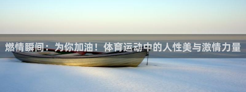 凯发官方正版app官网：燃情瞬间：为你加油！体育运动中的人性